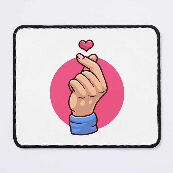 Item preview, Korean Love Heart Finger Gesture Art Cute designed and sold by Retr0Tshirts.