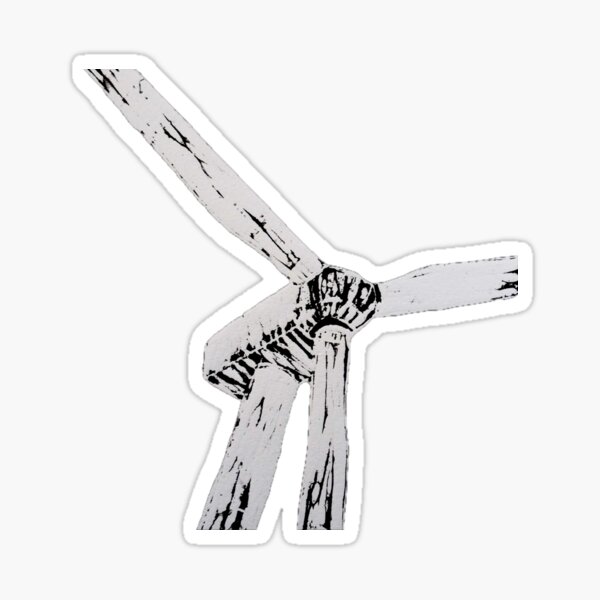 Item preview, Wind turbines welcome here! designed and sold by CarolArcher.