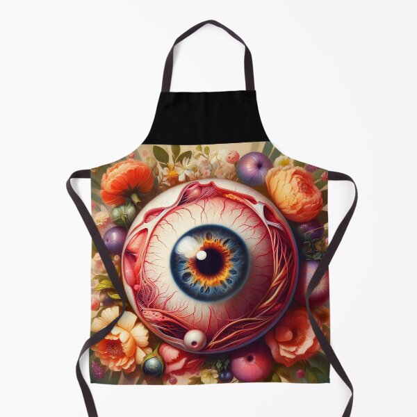 Item preview, Floral Eye Eyeball Anatomy Art with Peonies designed and sold by EmeraldeaArt.