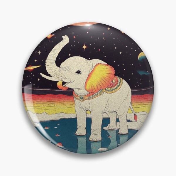 Item preview, Elephant on the Happy Planet designed and sold by GagamellGray.