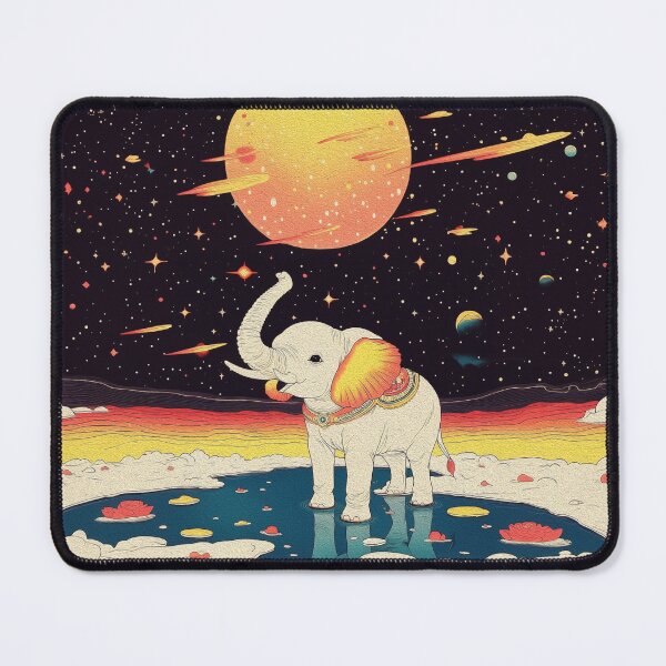 Item preview, Elephant on the Happy Planet designed and sold by GagamellGray.