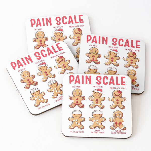 Item preview, Pain Scale, Christmas Nurse, Gingerbread Man designed and sold by Tomaswikstrom.