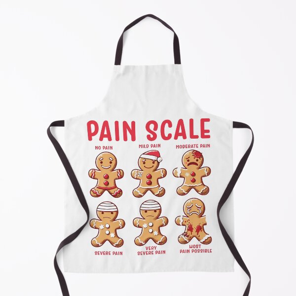 Item preview, Pain Scale, Christmas Nurse, Gingerbread Man designed and sold by Tomaswikstrom.