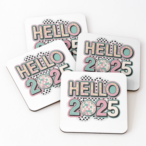 Item preview, Hello 2025, Retro Happy New Year 2025 designed and sold by Tomaswikstrom.