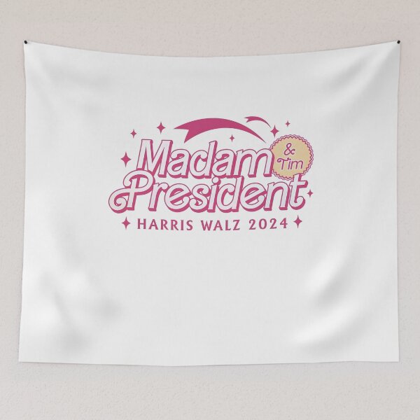 Item preview, Madam President, Democrat Rally, Female President Crewneck designed and sold by Tomaswikstrom.