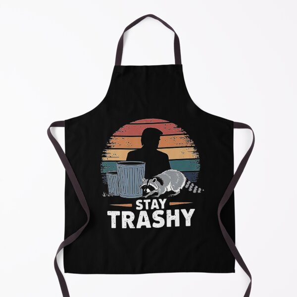 Item preview, Stay Trashy - Funny Raccoon with Trash Cans Retro Design designed and sold by love3617.