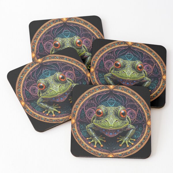 Item preview, psychedelic frog designed and sold by GIFT4S.