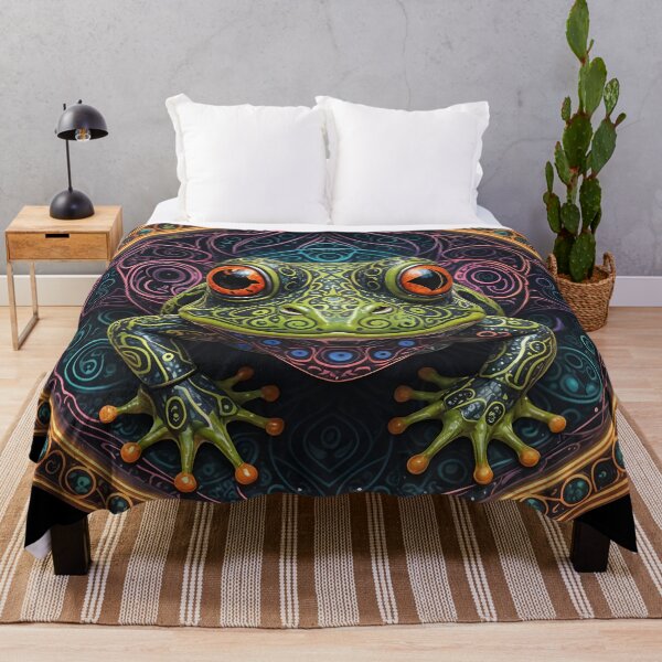 Item preview, psychedelic frog designed and sold by GIFT4S.