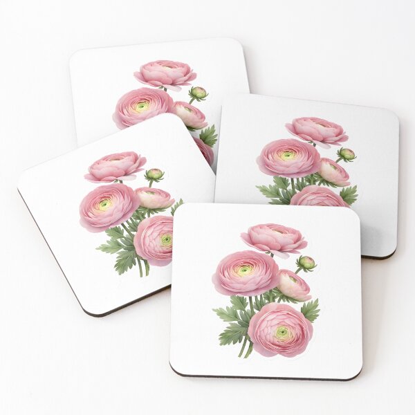 Item preview, Pink Ranunculus  designed and sold by HOMETOWN86.