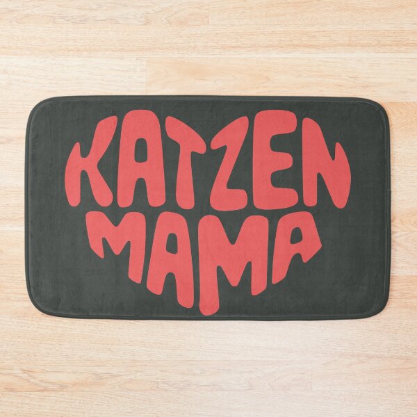 Item preview, Katzen Mama – Minimalist Red Heart Statement for Cat Lovers designed and sold by PurrGreen.
