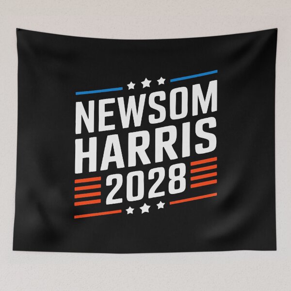 Item preview, Gavin Newsom Kamala Harris 2028 Democrats Political Design designed and sold by w1ckerman.
