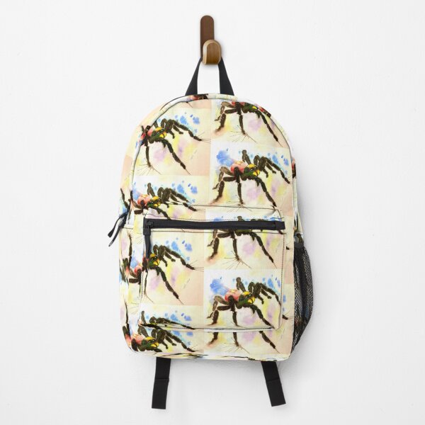 Spider Watercolour Splash Art by Sarnia Backpack