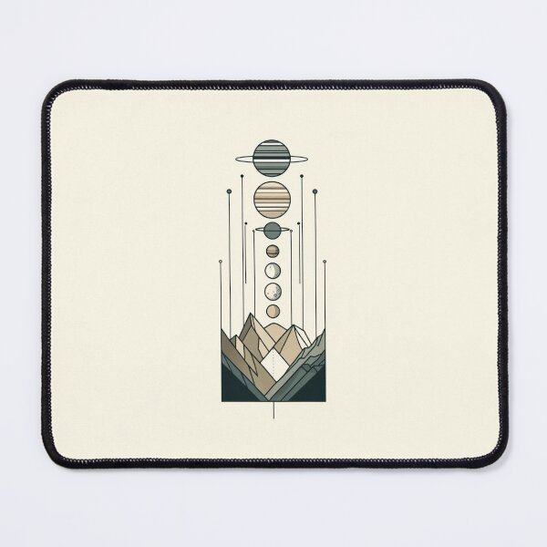 Item preview, Planets & maotens Geometric  Space Love designed and sold by Origami-BA.