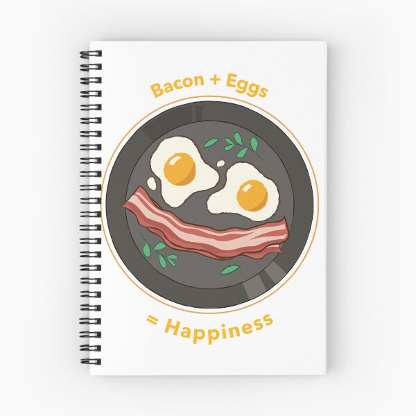 Item preview, Bacon + Eggs = Happiness designed and sold by Konrad2143.