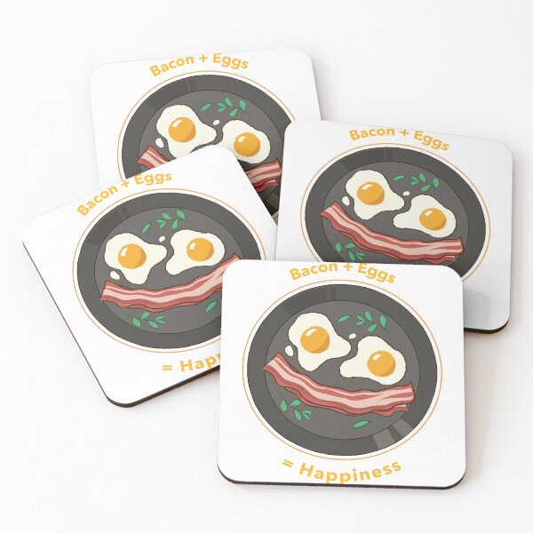 Item preview, Bacon + Eggs = Happiness designed and sold by Konrad2143.
