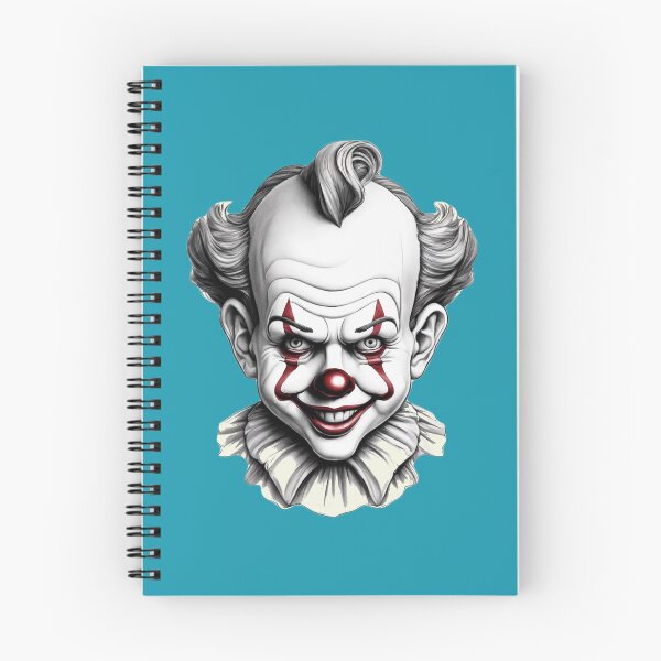 Item preview, A creepy clown with a chilling stare designed and sold by NiRia Spot.
