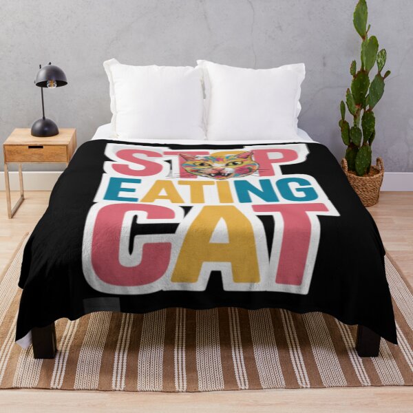 Item preview, Copy of DON'T EAT CAT ". Funny Cat With Ak47 designed and sold by Obinne.