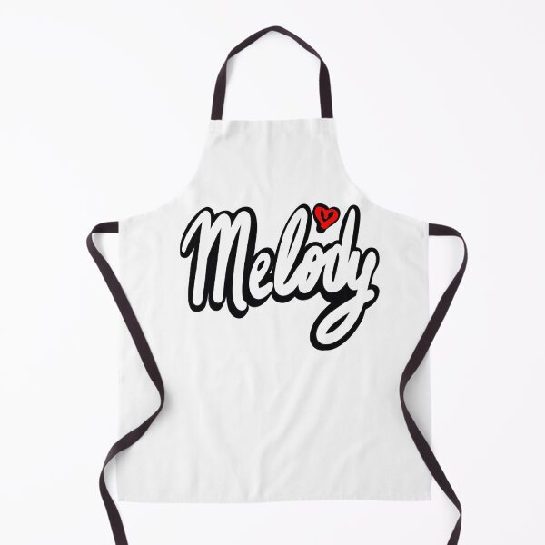 Item preview, Melody popular girls first name in white with red heart. Melody designed and sold by Artonmytee.