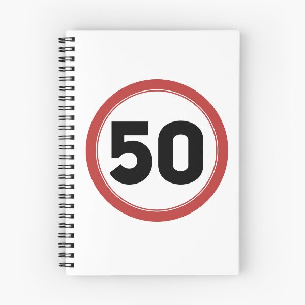 Item preview, Speed limit 50, happy 50th birthday designed and sold by Wolagno.