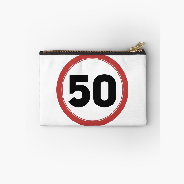 Item preview, Speed limit 50, happy 50th birthday designed and sold by Wolagno.