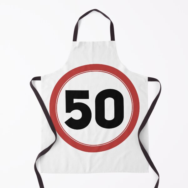 Item preview, Speed limit 50, happy 50th birthday designed and sold by Wolagno.