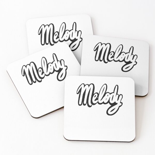 Item preview, Melody popular girls first name in white Melody designed and sold by Artonmytee.