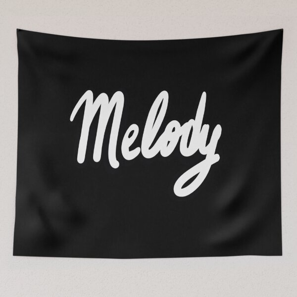Item preview, Melody popular girls first name in white Melody designed and sold by Artonmytee.