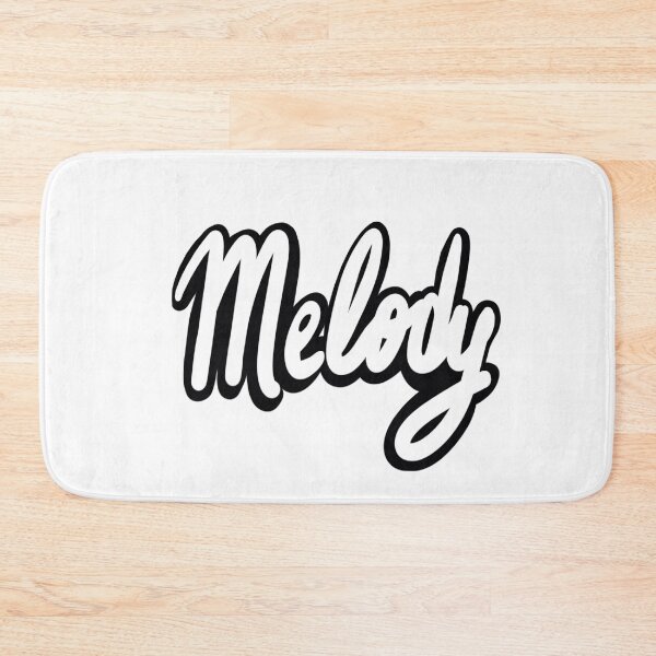 Item preview, Melody popular girls first name in white Melody designed and sold by Artonmytee.