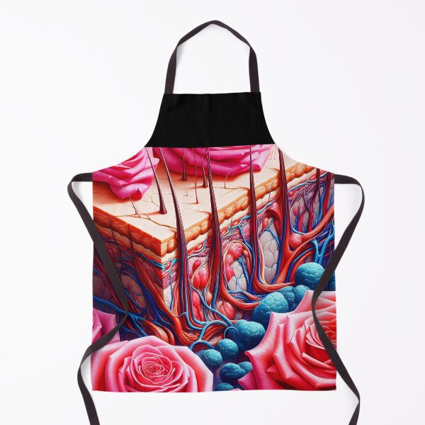 Item preview, Hair bulb Anatomy Art with Roses designed and sold by EmeraldeaArt.