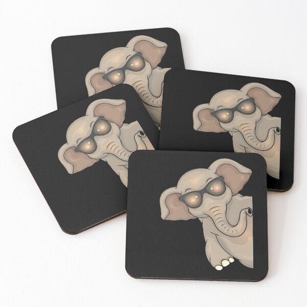 Item preview, Cool Elephant With Sunglasses Kids Elephant Lover designed and sold by DSWShirts.