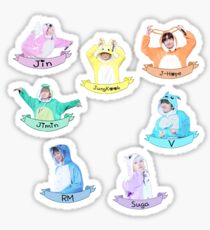BTS Sticker Set Kigurumi - Check Description Sticker