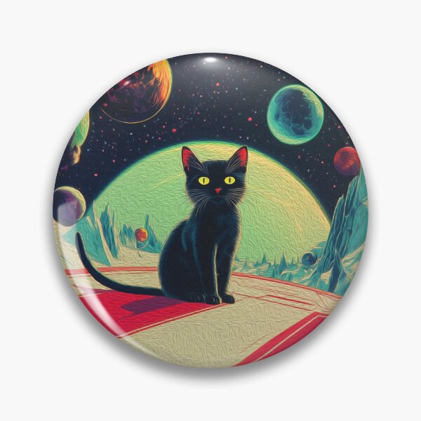 Item preview, A stray cat in space designed and sold by GagamellGray.