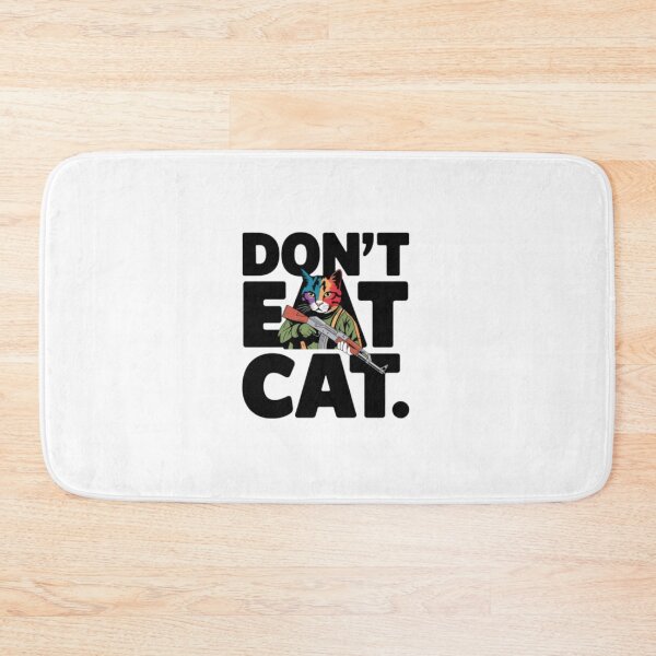 Item preview,  DON'T EAT CAT ". CUTE CAT WITH AK 47  designed and sold by Obinne.