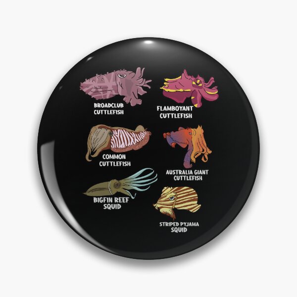 Artikelvorschau, Tintenfischarten Meeresbiologie Sepia Krake Tintenfisch entworfen und verkauft von DSWShirts.