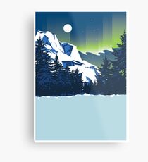Winter Scene Metal Print