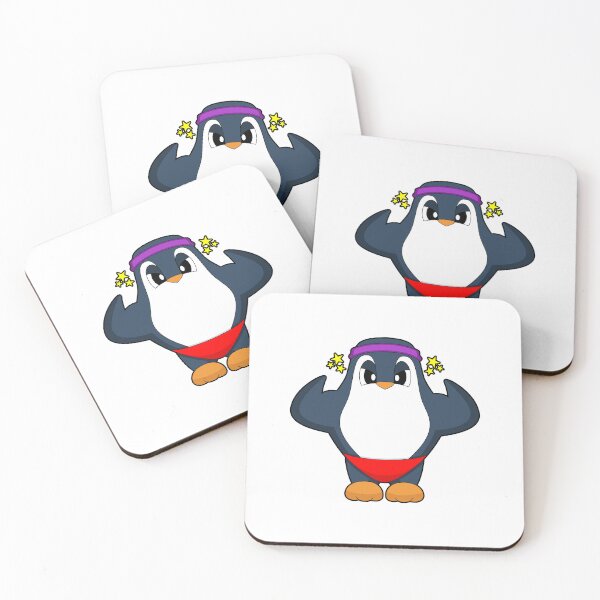Item preview, Penguin Bodybuilder Bodybuilding Sports designed and sold by Snabdesign84.