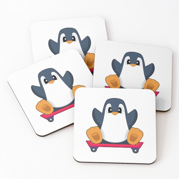 Item preview, Penguin Skater Skateboard designed and sold by Snabdesign84.