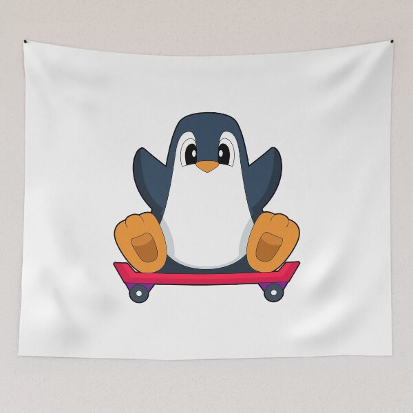 Item preview, Penguin Skater Skateboard designed and sold by Snabdesign84.