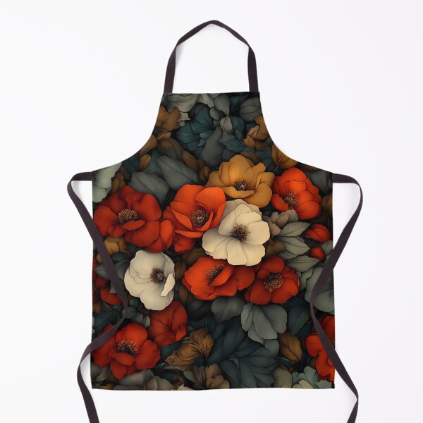 Item preview, Peony pattern - red white and gold designed and sold by FleurFrench.