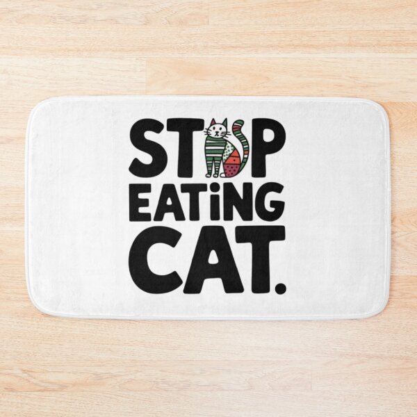 Item preview, STOP EATING CAT  designed and sold by Obinne.