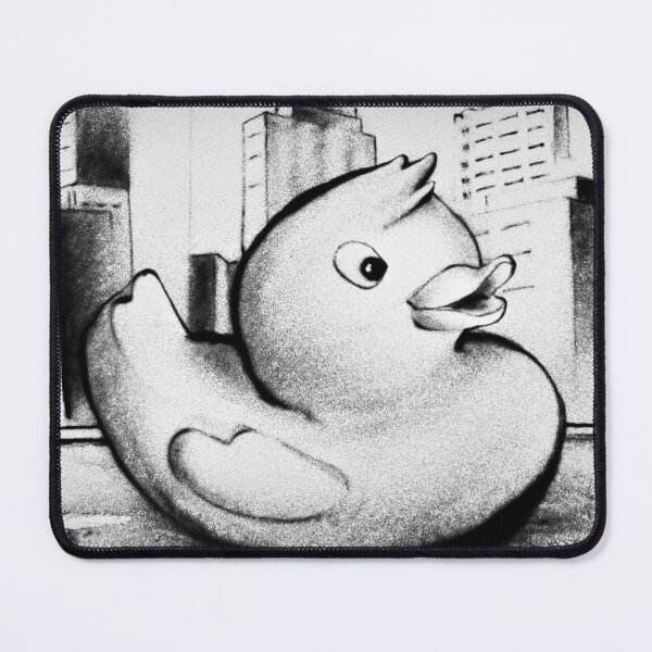 Item preview, Rubber Ducky Gray designed and sold by sandexperiment.