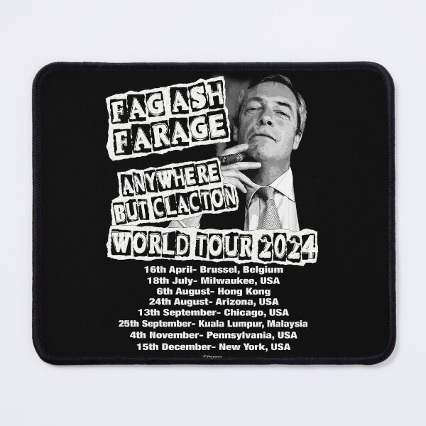 Item preview, FARAGE ANYWHERE BUT CLACTON designed and sold by Paparaw.