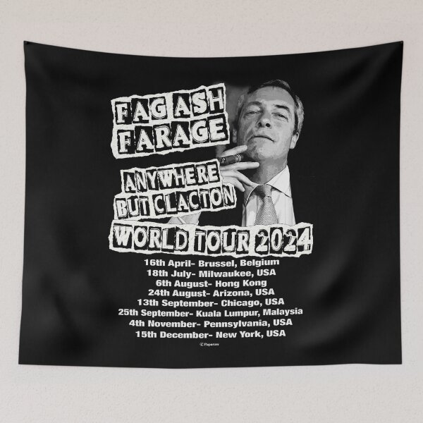 Item preview, FARAGE ANYWHERE BUT CLACTON designed and sold by Paparaw.