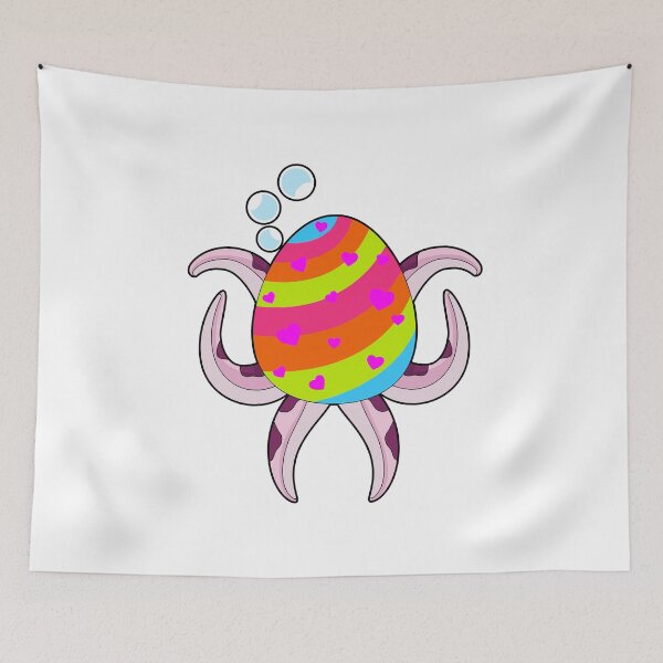 Item preview, Octopus Easter Easter egg designed and sold by Snabdesign84.