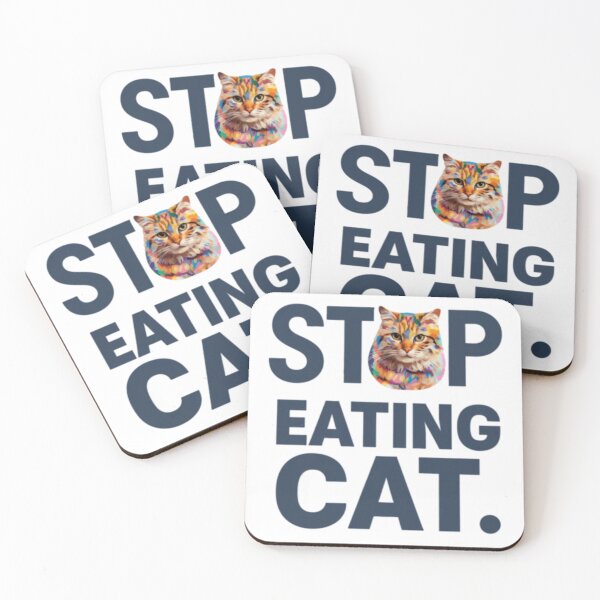 Item preview, STOP EATING CAT  designed and sold by Obinne.