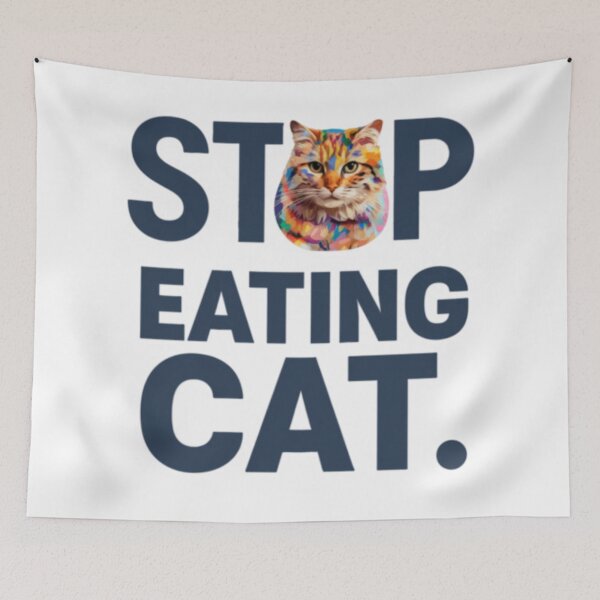 Item preview, STOP EATING CAT  designed and sold by Obinne.