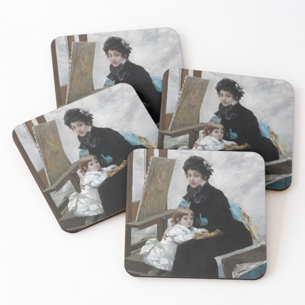 Item preview, The Artist and her Daughter designed and sold by Vintage Designs +.