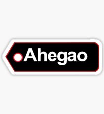 Ahegao Tag Sticker Sticker