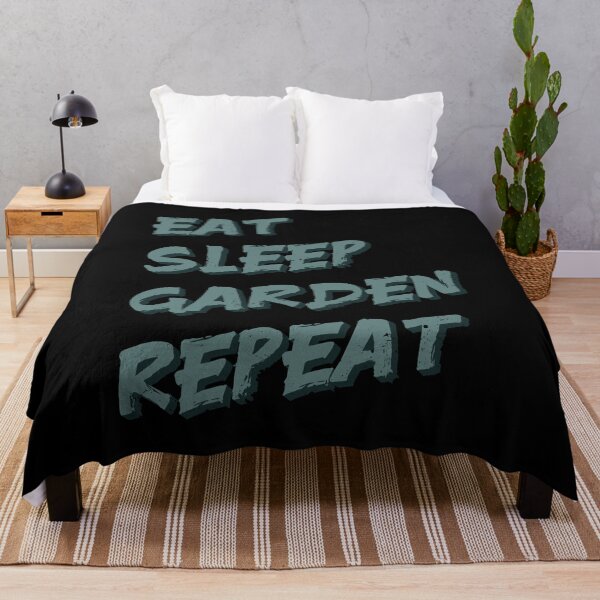 Item preview, Eat sleep garden repeat - funny gardening designed and sold by Chonkz.