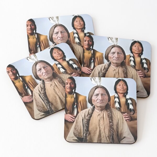 Item preview, Sitting Bull & 2 Braves  designed and sold by SJZDesign.